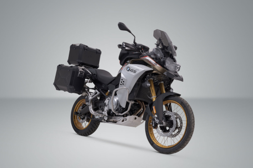 Adventure set kufrů černý BMW F 850 GS Adv (20-). nerez top nosič
