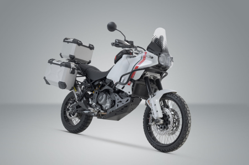 Adventure set kufrů stříbrné Ducati DesertX (22-) / Rally (23-).