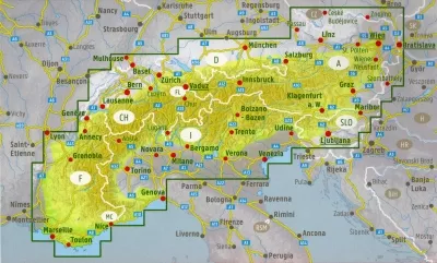 Alpy - podrobný atlas