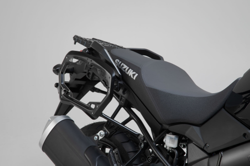 Adventure sada tří kufrů,černá Suzuki V Strom 1000 (14-19).