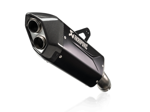 Akrapovic Slip On exhaust system Black. BMW R 1300 GS (23-), R 1300 GS Adv (24-).