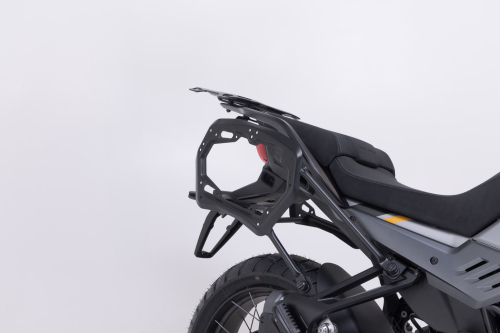 TRAX ADV aluminium case system Black. 45/45 l. Moto Guzzi Stelvio (23-).