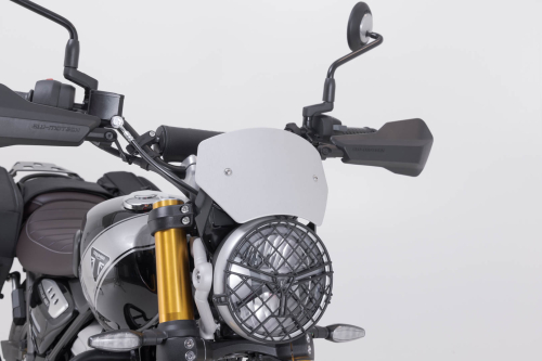 přední štítek šedý Triumph Scrambler 400 X (23-).