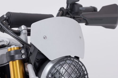 přední štítek šedý Triumph Scrambler 400 X (23-).