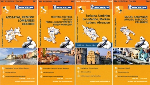 Itálie: Kompletní sada regionálních map