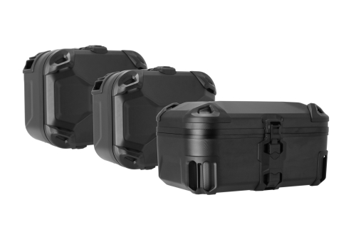 Adventure set DUSC with top case XL Black. BMW R 1300 GS (23-). BMW top case carri