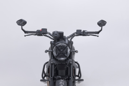 zrcátka do konců řídítek Suzuki GSX-S models., Ducati Scrambler 800.