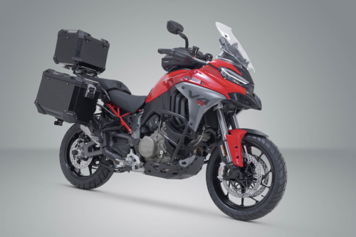 Adventure Set TRAX ADV Black. Ducati Multistrada V4 (20-).