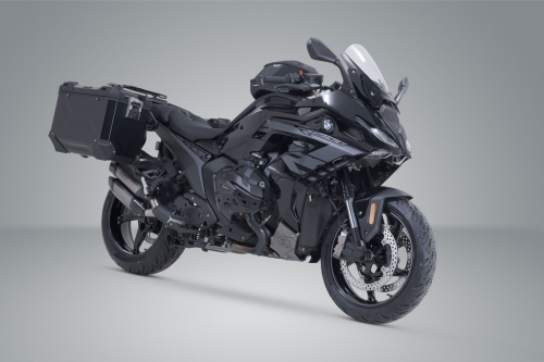 TRAX ADV aluminium case system Black. 45/45 l. BMW R 1300 R / R 1300 RS (25-).