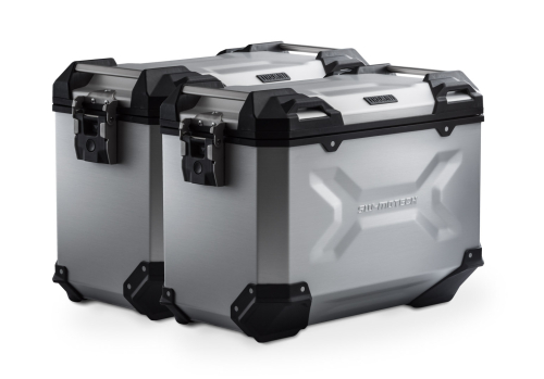 TRAX ADV aluminium case system Silver. 45/45 l. BMW R 1300 R / R 1300 RS (25-).
