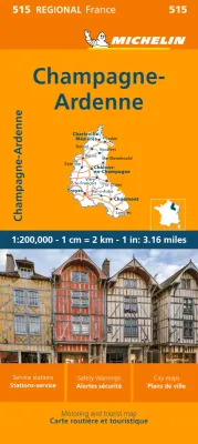 Francie: Champagne-Ardenne (č. 515) mapa