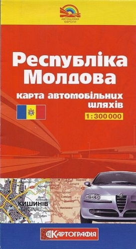 Moldavsko (Moldávie) - automapa