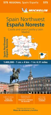 Španělsko: Kastilie-León, Madrid (č. 575) mapa