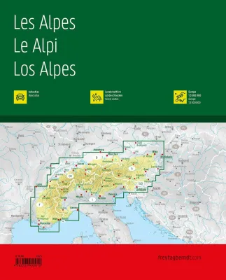 Alpy - podrobný atlas