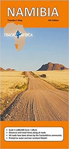 Namibie - mapa odolná